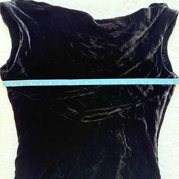 NWT!!! Brooks Brothers long velvet black dress size 8 US Retail 498$ - Picture 5 of 8